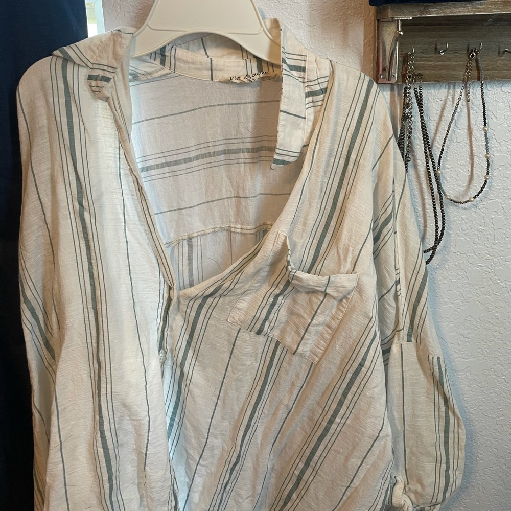 Loose button up